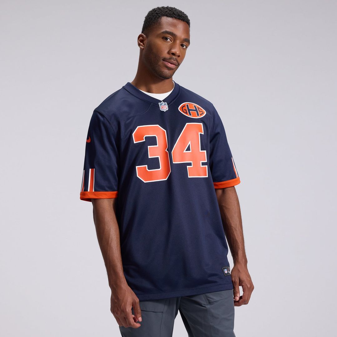 Chicago Bears Walter Payton Nike Navy 2026 Rivalries Collection Game Jersey