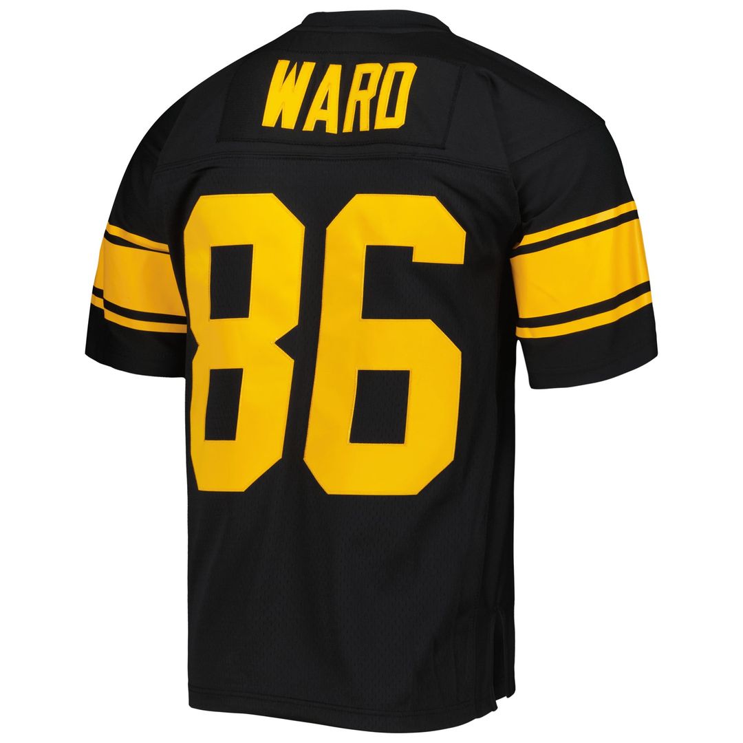 Pittsburgh Steelers Hines Ward Mitchell & Ness Black Legacy Replica Jersey