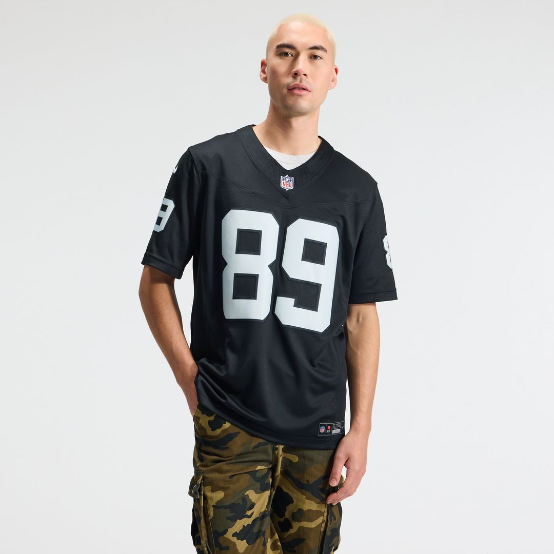 Las Vegas Raiders Brock Bowers Nike White Vapor F.U.S.E. Stitched Limited Jersey
