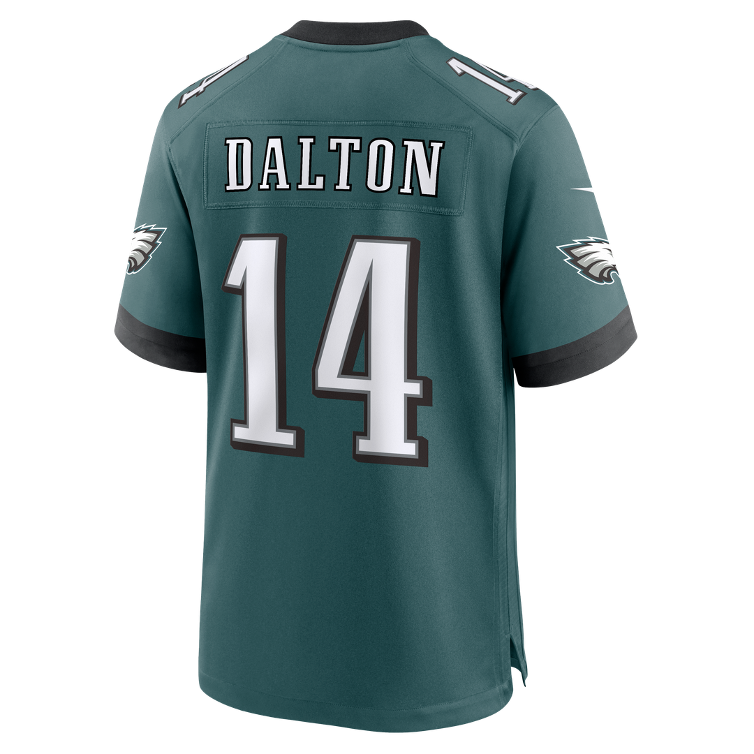Philadelphia Eagles Andy Dalton Nike Midnight Green Team Game Jersey