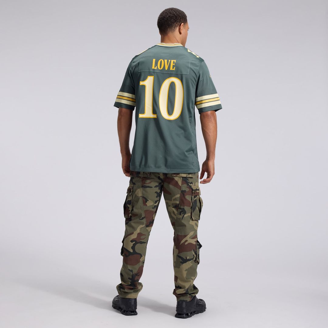 Green Bay Packers Jordan Love Nike Green 2026 Rivalries Collection Game Jersey