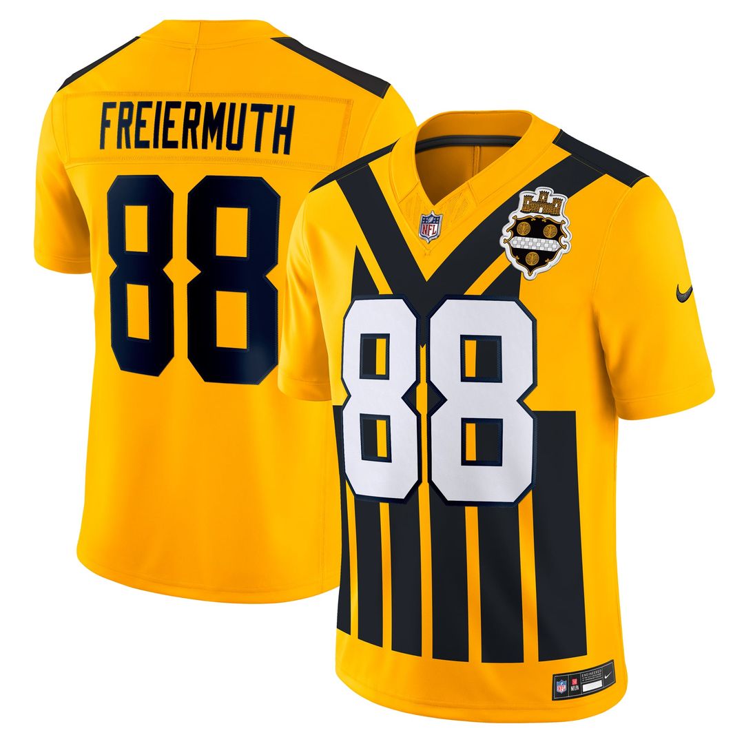 Pittsburgh Steelers Pat Freiermuth Nike Gold Alternate Vapor F.U.S.E. Limited Jersey