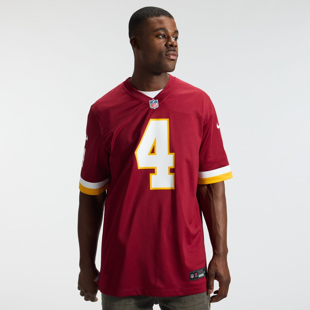 Washington Commanders Frankie Luvu Nike White Game Super Bowl Era Jersey