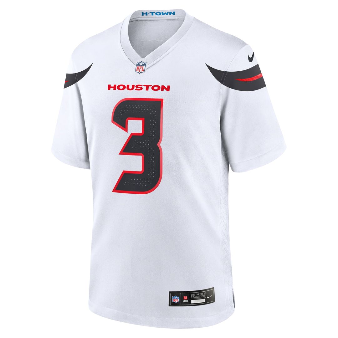 Houston Texans Tank Dell Nike Navy Game Jersey