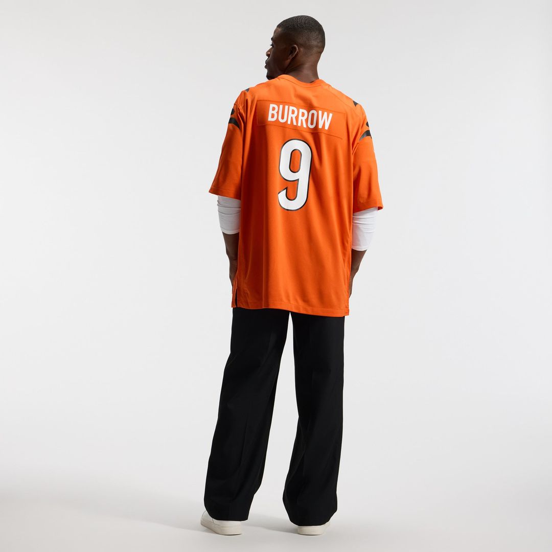 Cincinnati Bengals Joe Burrow Nike White Game Jersey