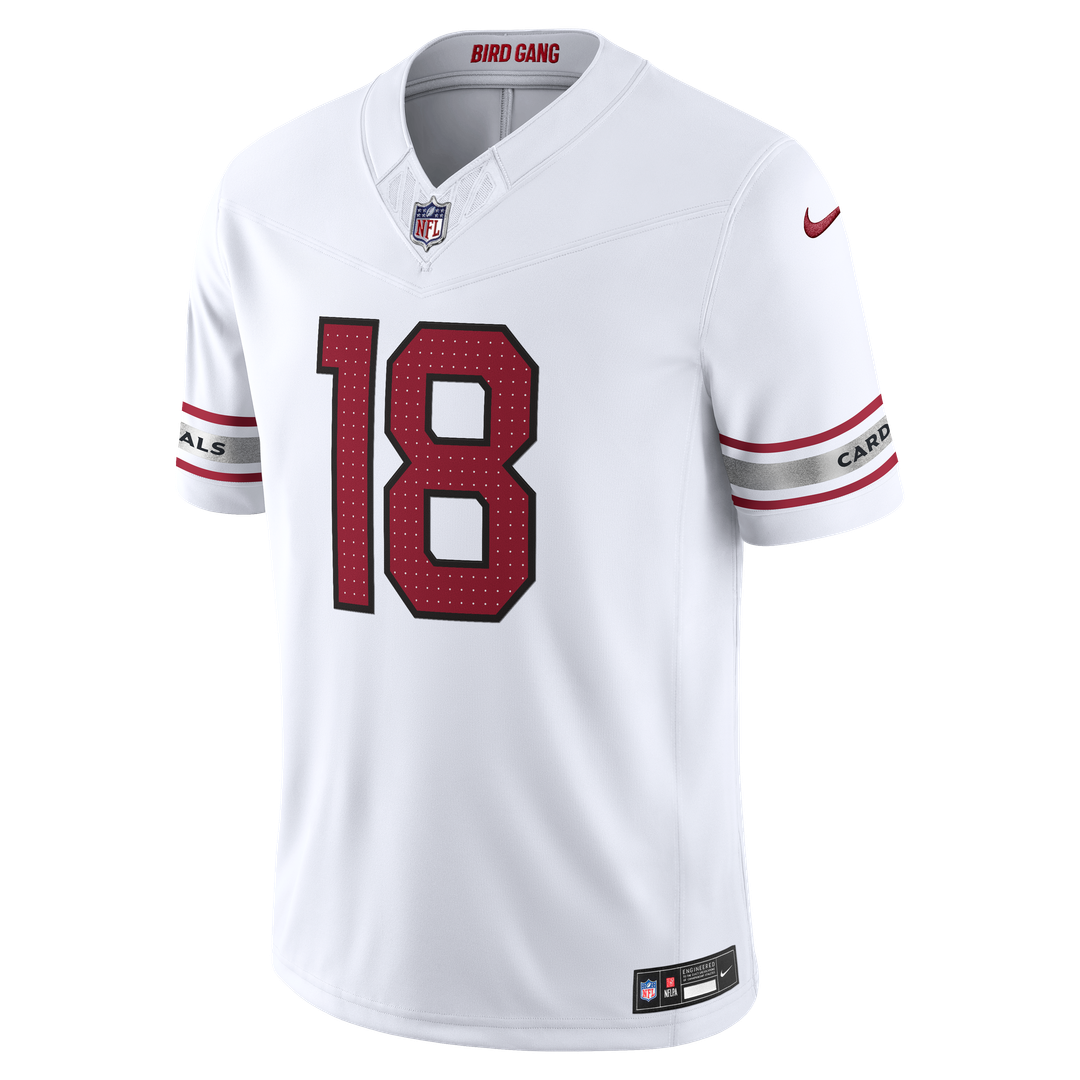 Arizona Cardinals Marvin Harrison Jr. Nike Black Alternate Vapor F.U.S.E. Stitched Limited Jersey