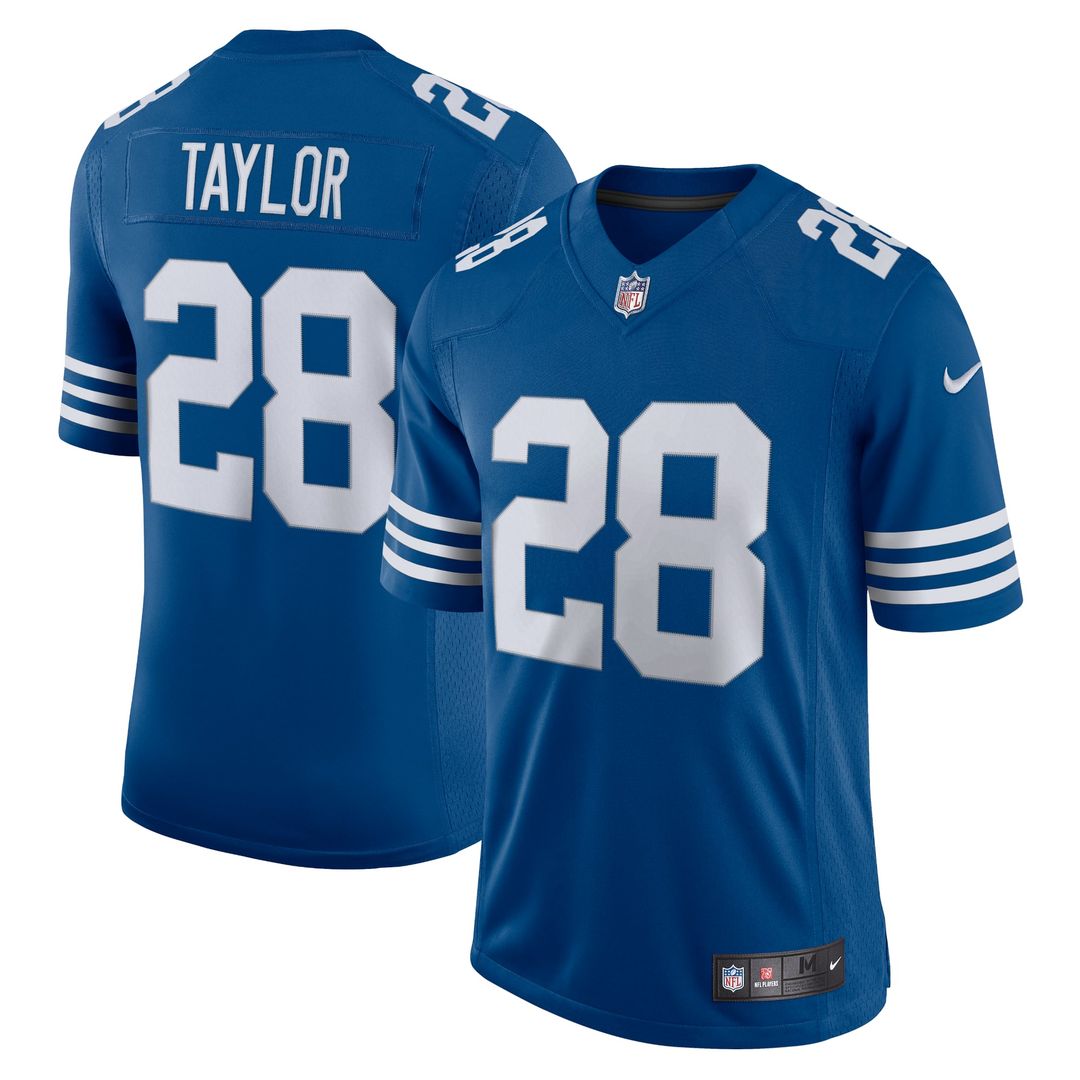 Indianapolis Colts Jonathan Taylor Nike Royal Alternate Vapor Limited Jersey