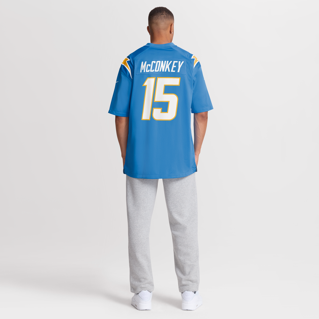 Los Angeles Chargers Ladd McConkey Nike Navy Alternate Super Chargers Game Player Jersey