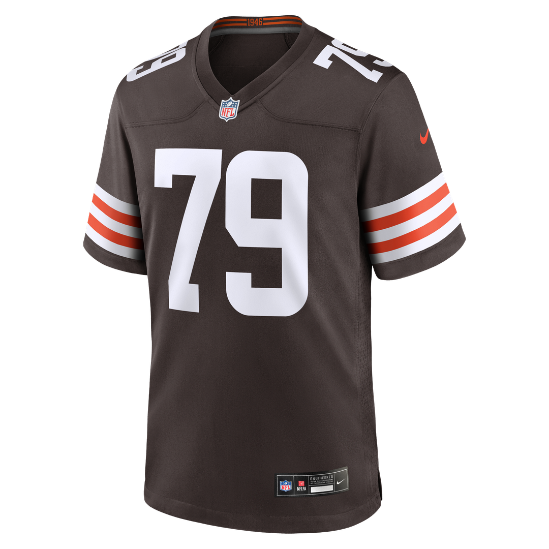 Cleveland Browns Dawand Jones Nike Brown Team Game Jersey