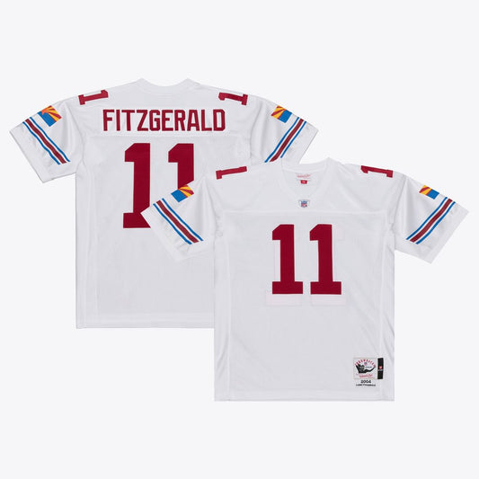 Arizona Cardinals Larry Fitzgerald Mitchell & Ness White 2004 Authentic Throwback Jersey