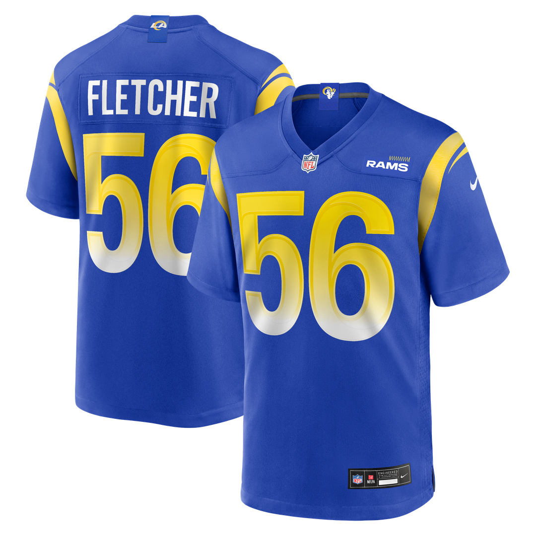 Los Angeles Rams London Fletcher Nike Royal Game Retired Player Jersey