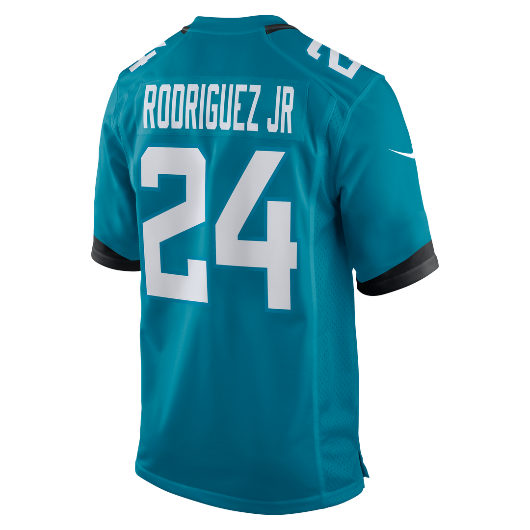Jacksonville Jaguars Chris Rodriguez Jr. Nike Teal Team Game Jersey