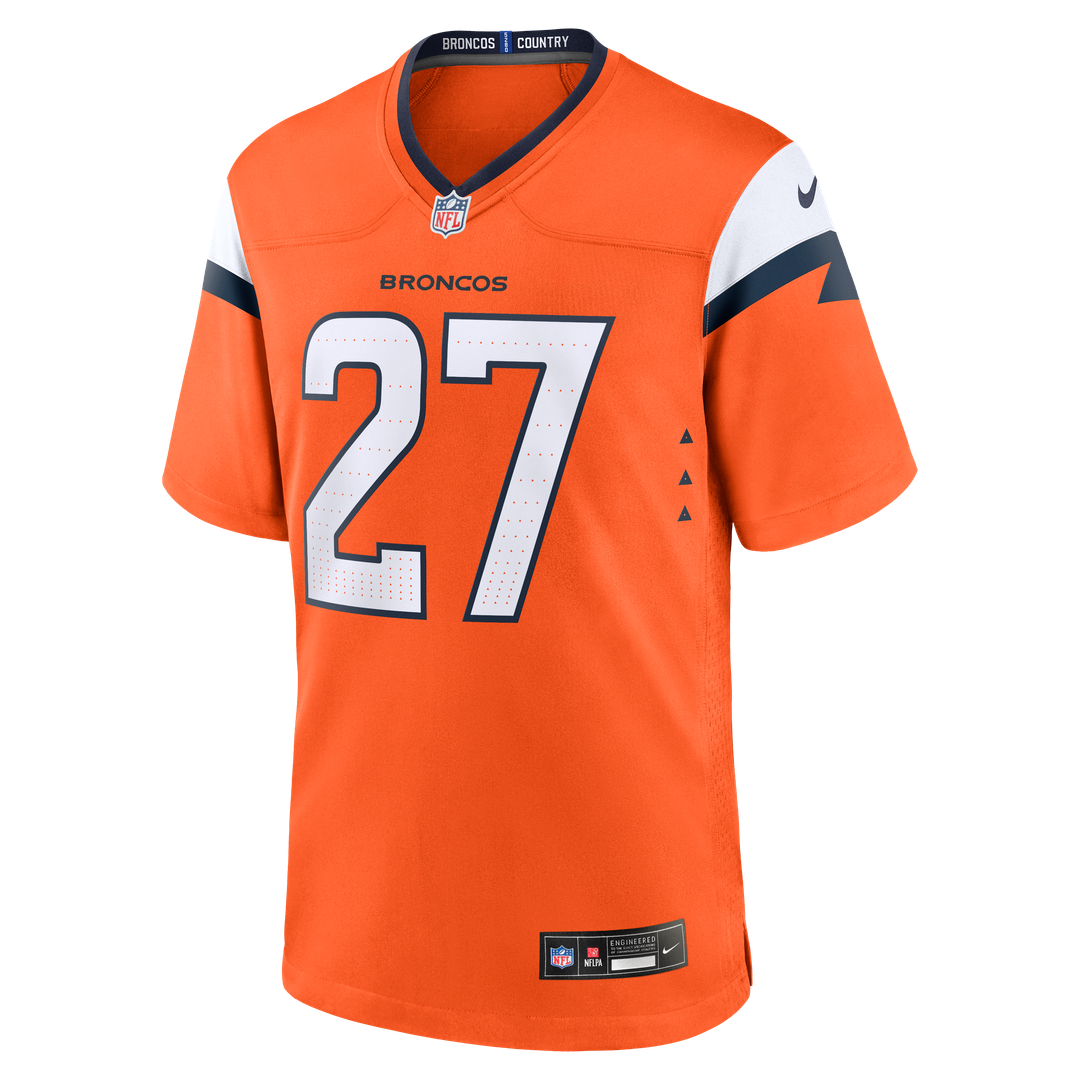 Denver Broncos J.K. Dobbins Nike Orange Team Game Jersey