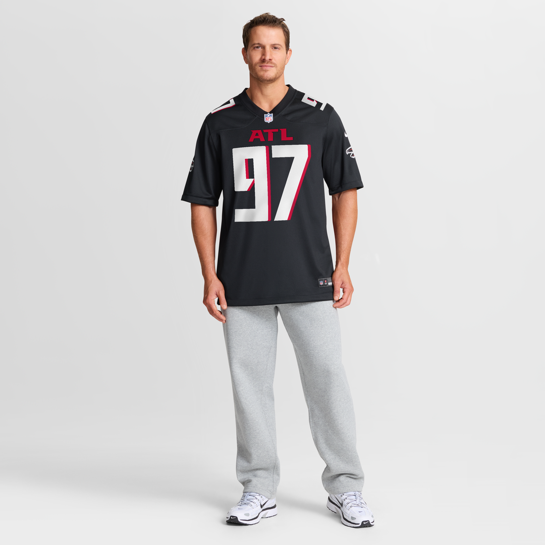 Atlanta Falcons Grady Jarrett Nike Black Game Player Jersey