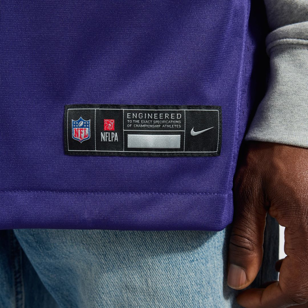 Baltimore Ravens Kyle Hamilton Nike Black Alternate Game Jersey