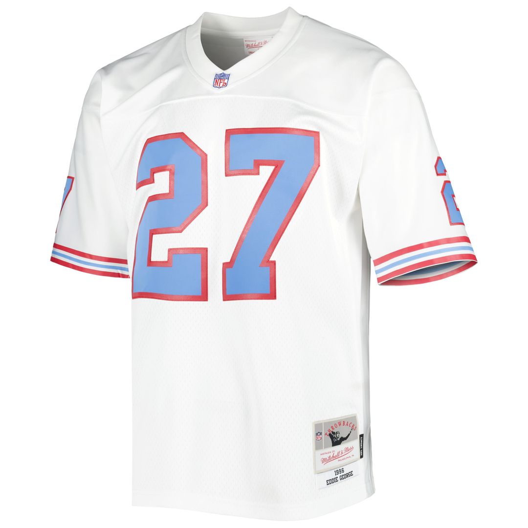 Houston Oilers Eddie George Mitchell & Ness White Legacy Replica Jersey