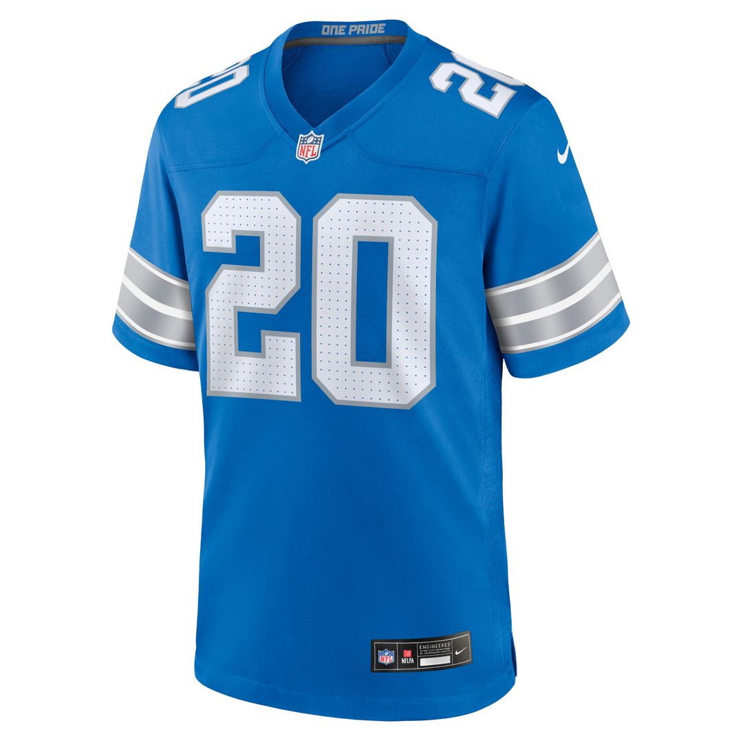 Detroit Lions Barry Sanders Nike Black 2nd Alternate Retired Player Game Jersey