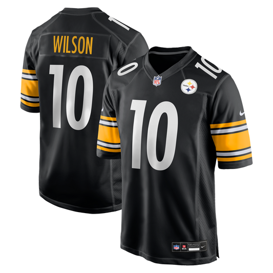 Pittsburgh Steelers Roman Wilson Nike Black Game Player Jersey