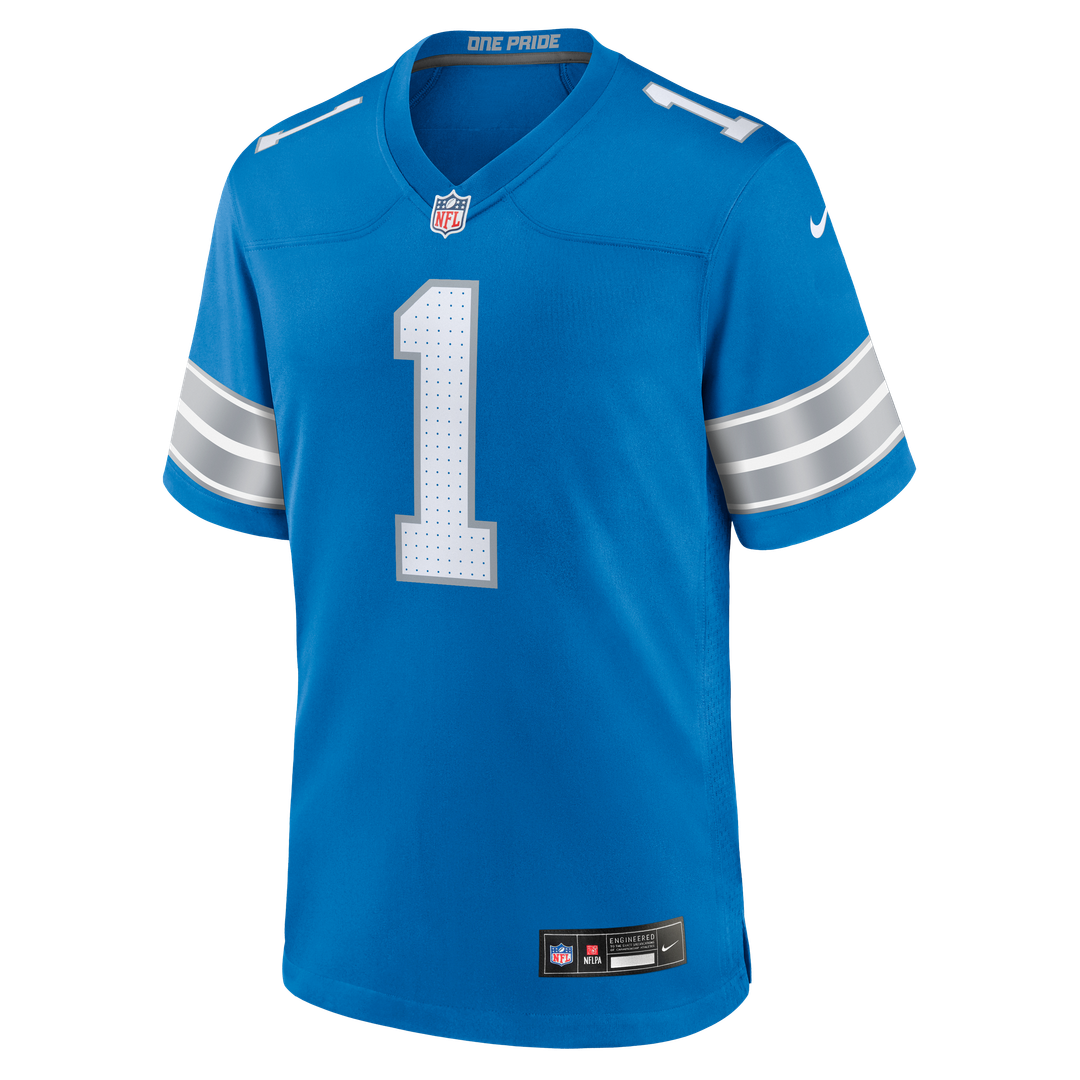 Detroit Lions Blake Miller Nike Blue Team Game Jersey