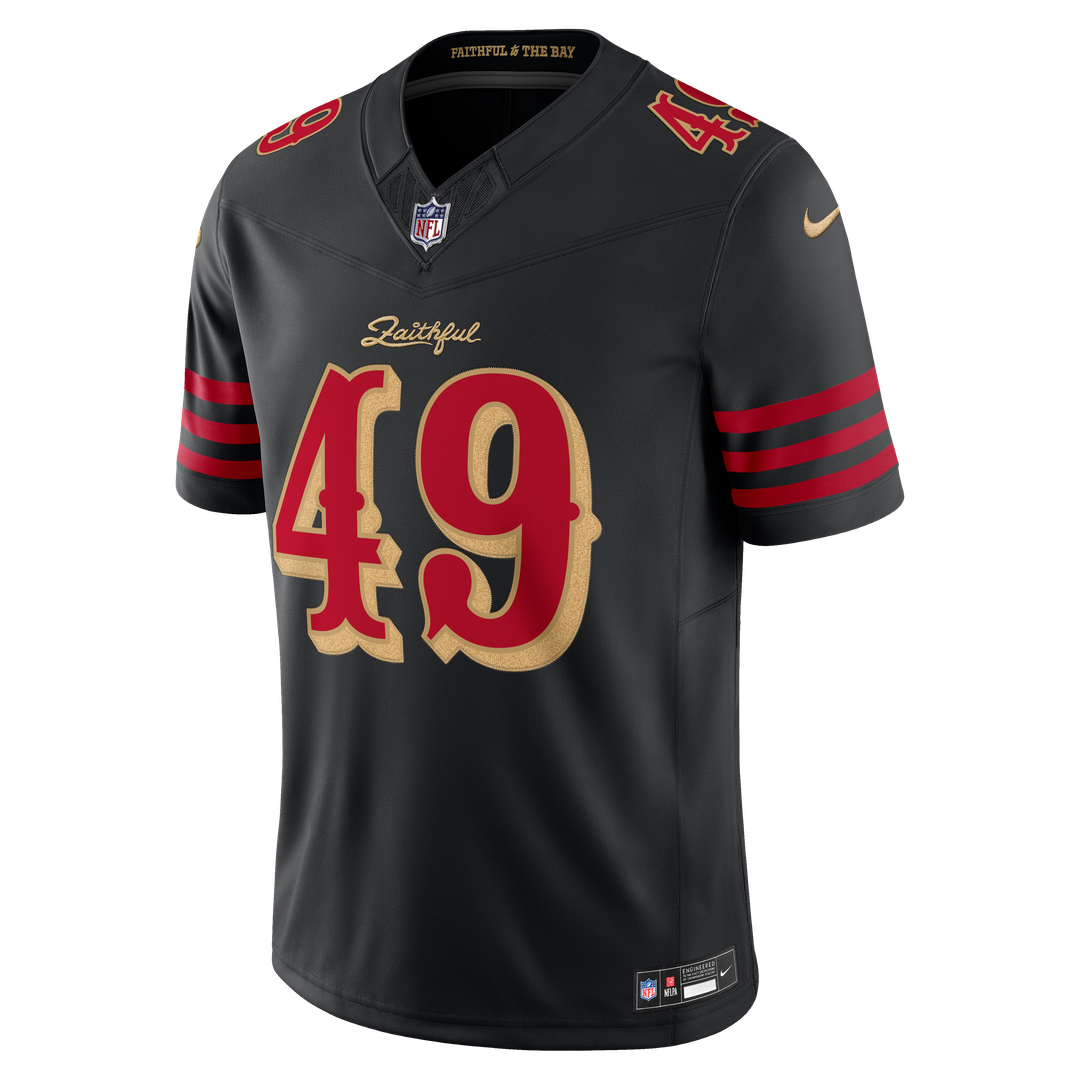 San Francisco 49ers The Faithful Nike Black Rivalries Collection Stitched Limited Jersey