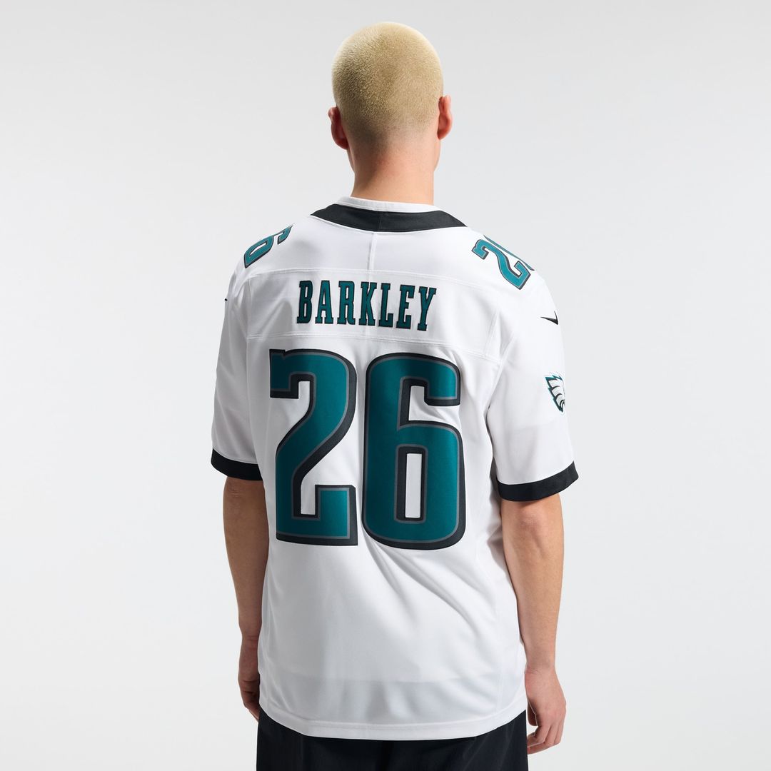 Philadelphia Eagles Saquon Barkley Nike Kelly Green Alternate Vapor F.U.S.E. Stitched Limited Jersey