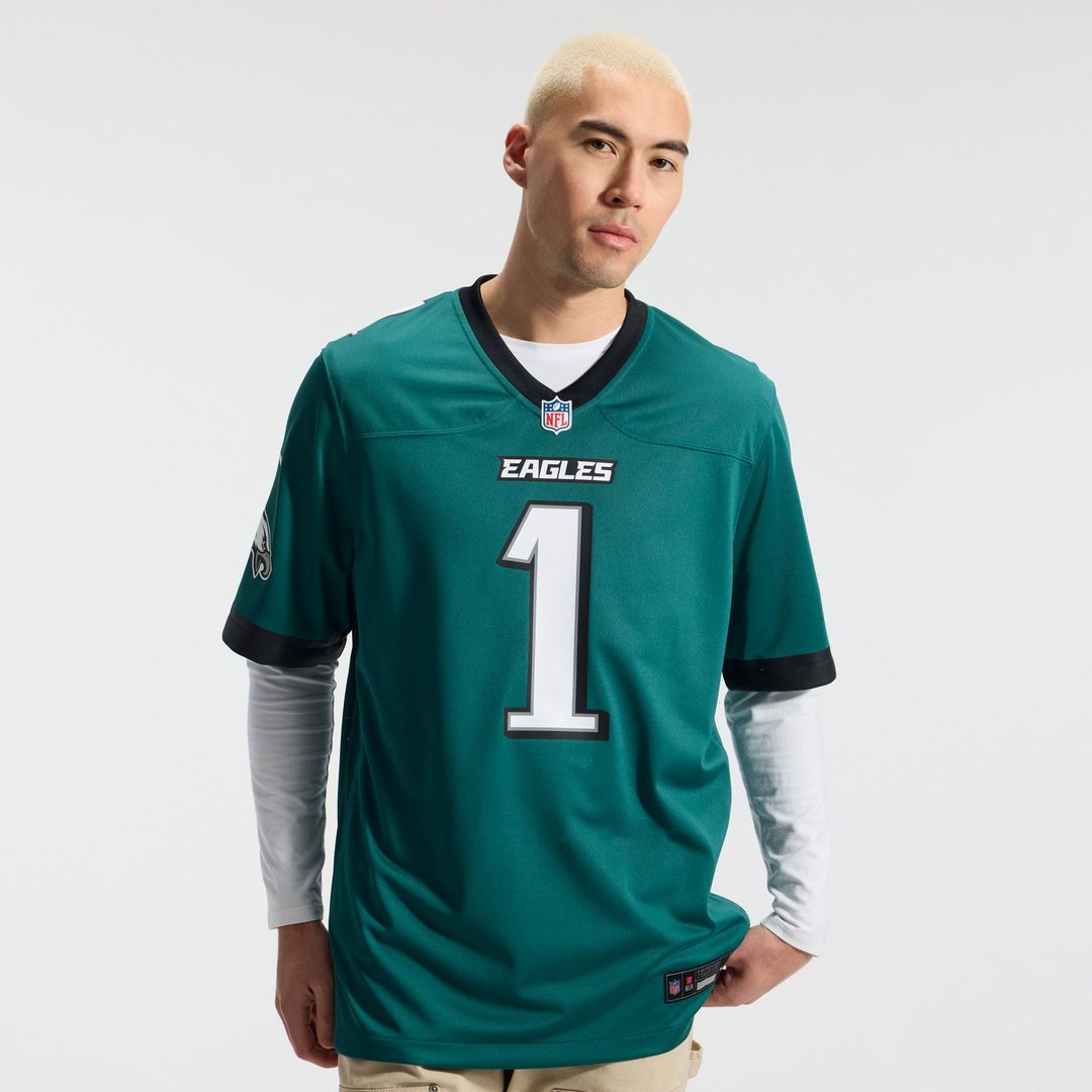 Philadelphia Eagles Jalen Hurts Nike Black Alternate Game Jersey