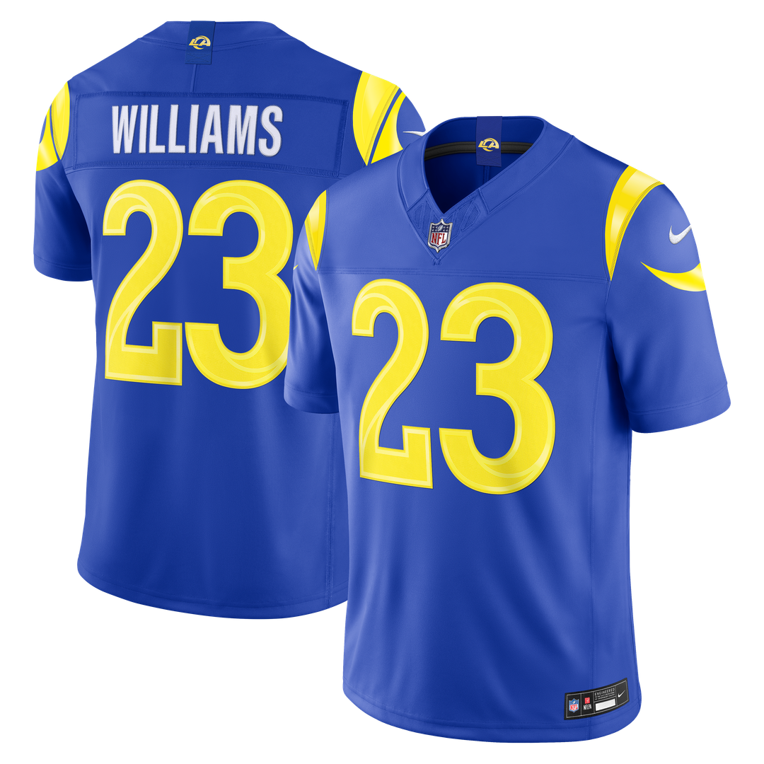Los Angeles Rams Kyren Williams Nike Classic Sol Vapor F.U.S.E. Stitched Limited Jersey