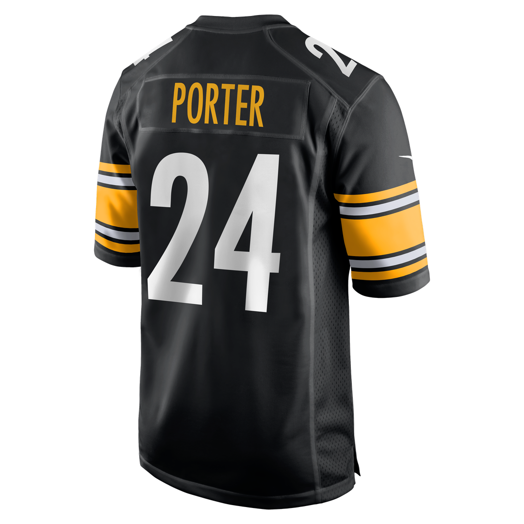 Pittsburgh Steelers Joey Porter Jr. Nike Black Game Jersey