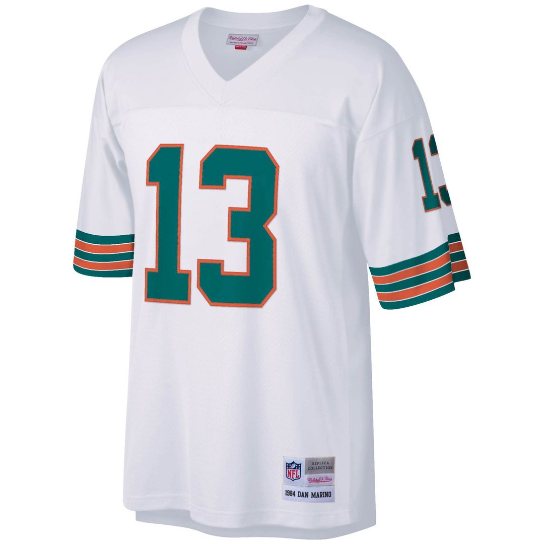 Miami Dolphins Dan Marino Mitchell & Ness Aqua Big & Tall 1984 Retired Player Replica Jersey