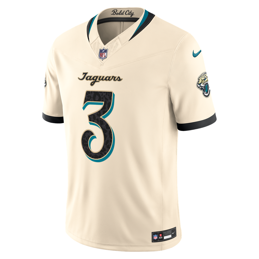 Jacksonville Jaguars Jakobi Meyers Nike Natural 2026 Rivalries Collection Stitched Limited Jersey