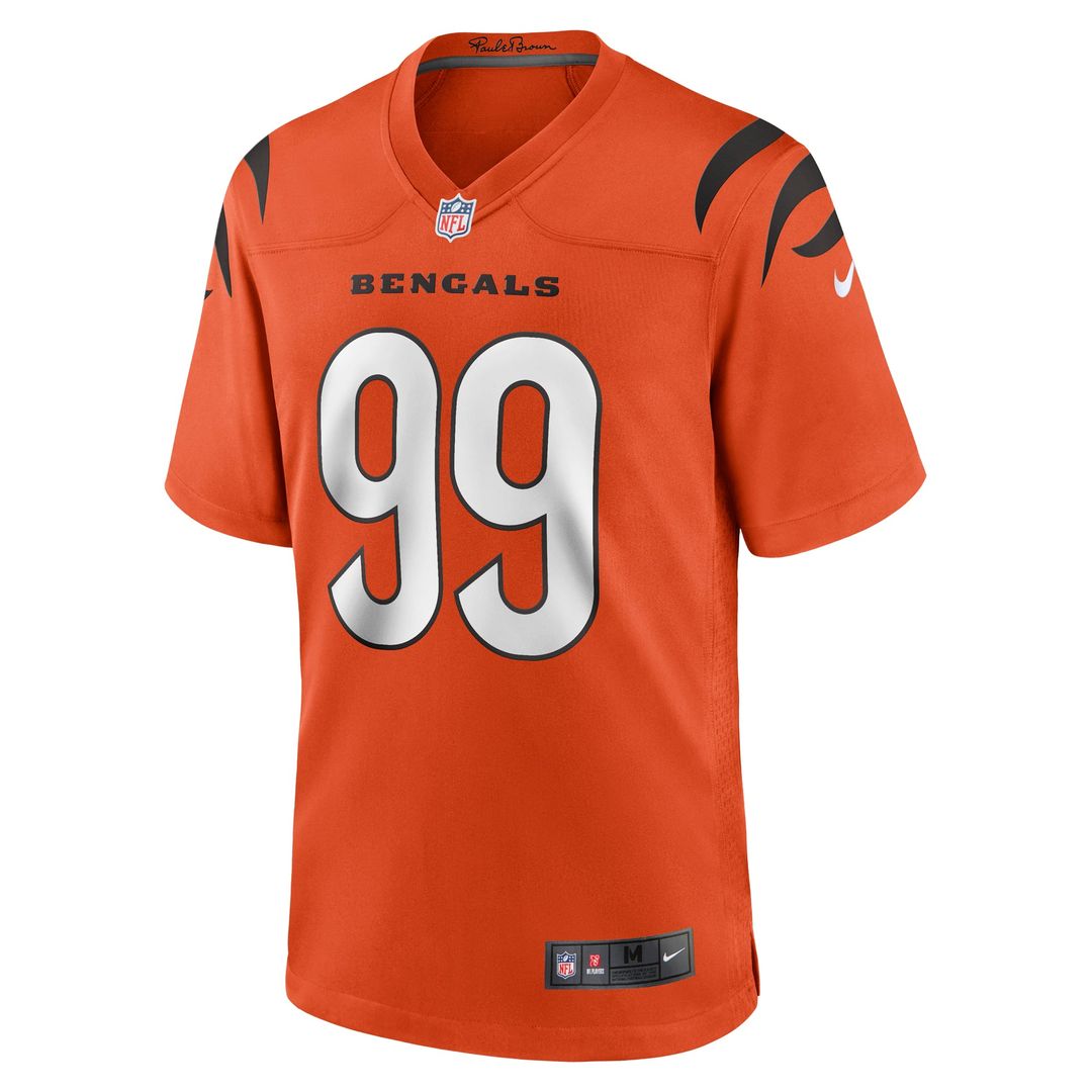 Cincinnati Bengals Myles Murphy Nike White Team Game Jersey