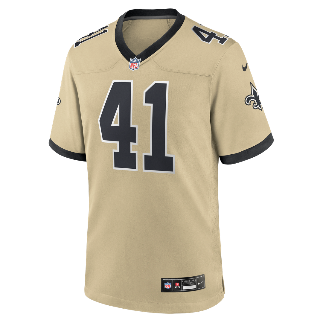 New Orleans Saints Alvin Kamara Nike Black Game Jersey