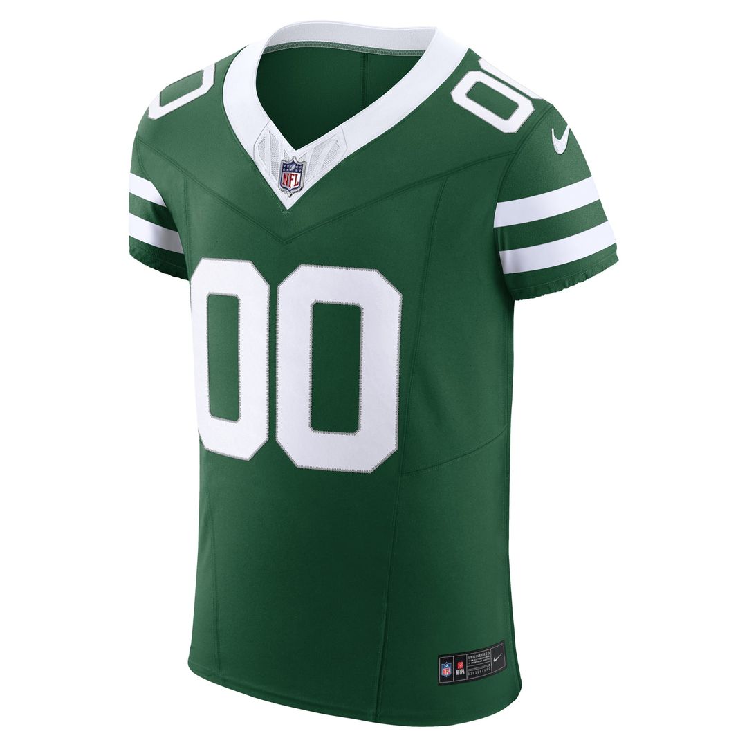 New York Jets Nike Legacy Green Vapor F.U.S.E. Elite Custom Jersey