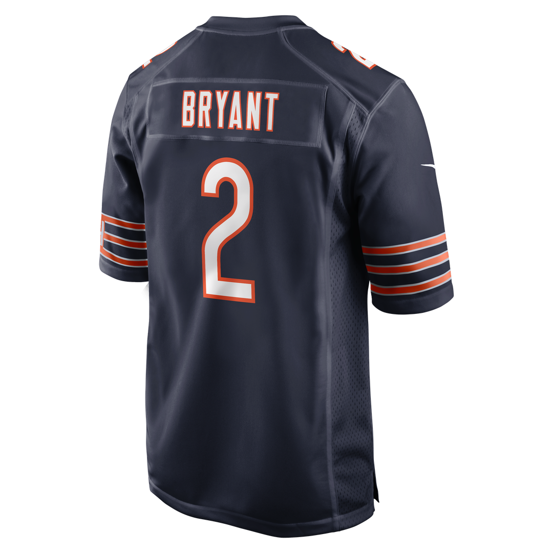 Chicago Bears Coby Bryant Nike Navy Team Game Jersey