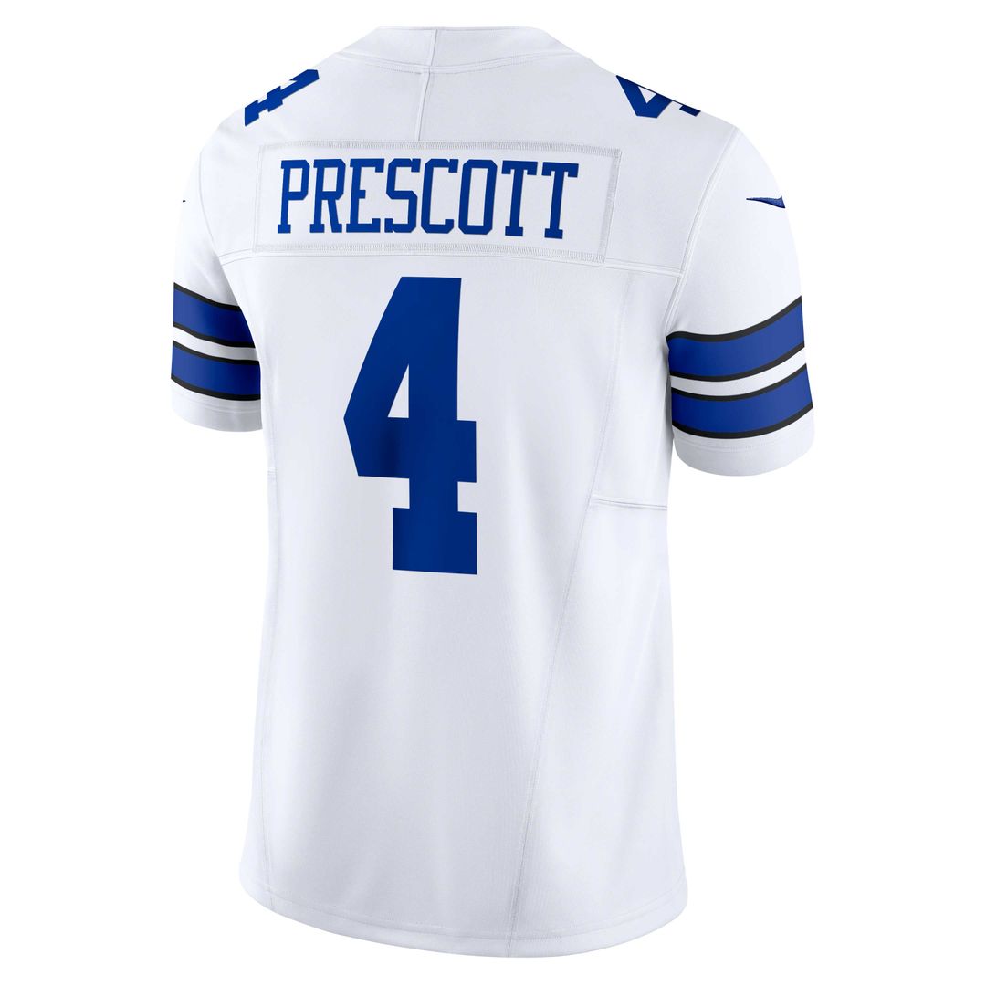 Dallas Cowboys Dak Prescott Nike White Vapor F.U.S.E. Limited Jersey