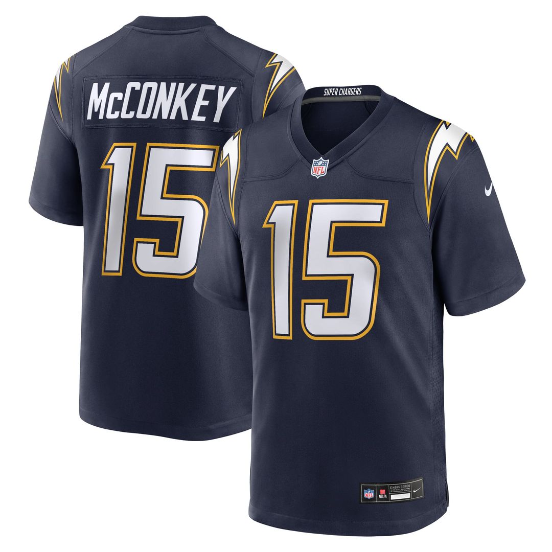 Los Angeles Chargers Ladd McConkey Nike Powder Blue Player Game Jersey