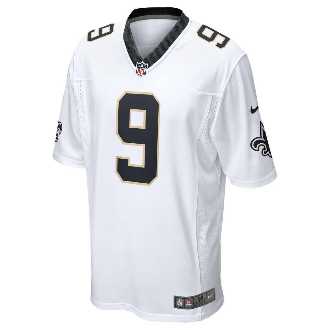 New Orleans Saints Drew Brees Nike Black Team Game Jersey