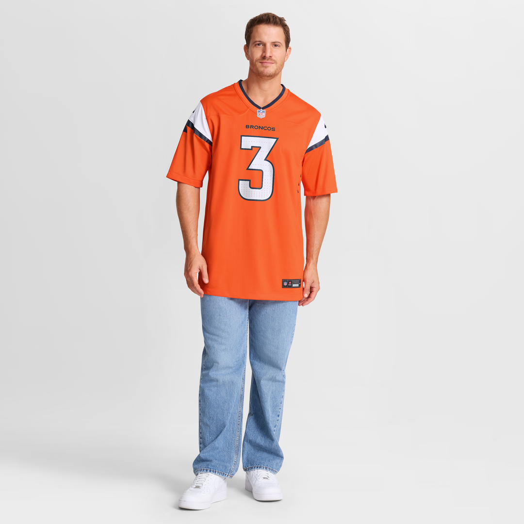 Denver Broncos Wil Lutz Nike Orange Team Game Jersey