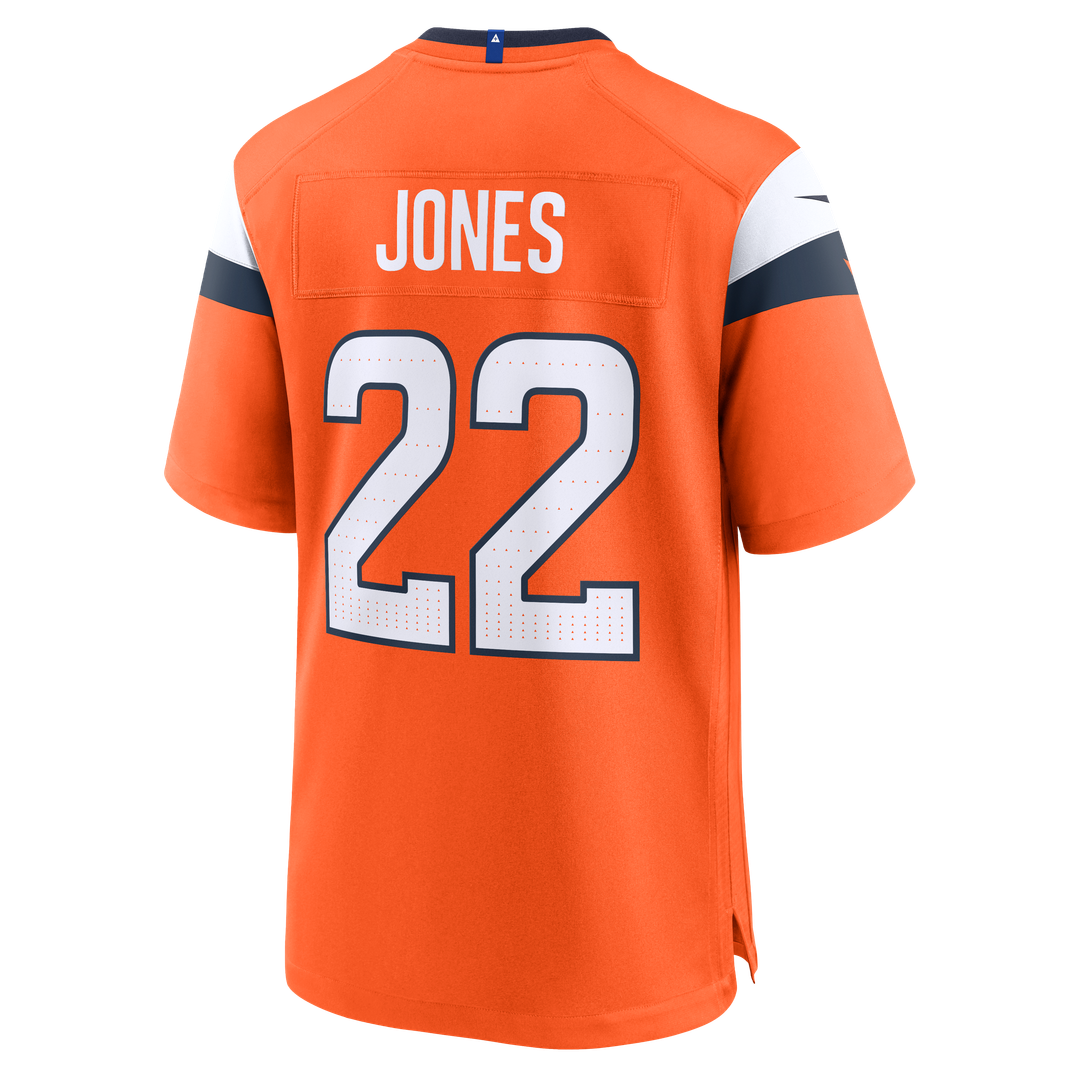 Denver Broncos Brandon Jones Nike Orange Team Game Jersey