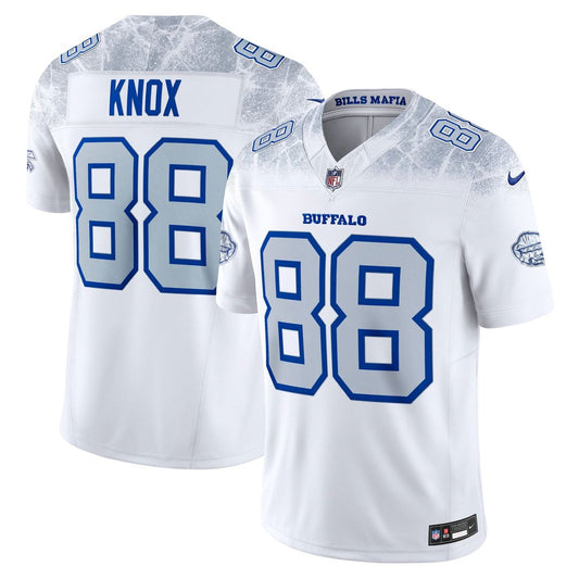 Buffalo Bills Dawson Knox Nike White Rivalries Collection Stitched Limited Jersey