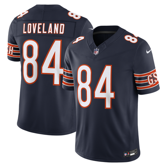 Chicago Bears Colston Loveland Nike Navy Team Vapor F.U.S.E. Stitched Limited Jersey