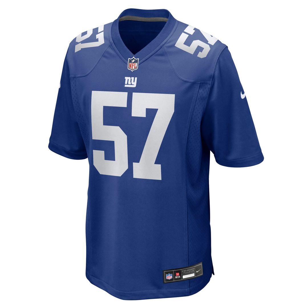New York Giants Chauncey Golston Nike Royal Team Game Jersey