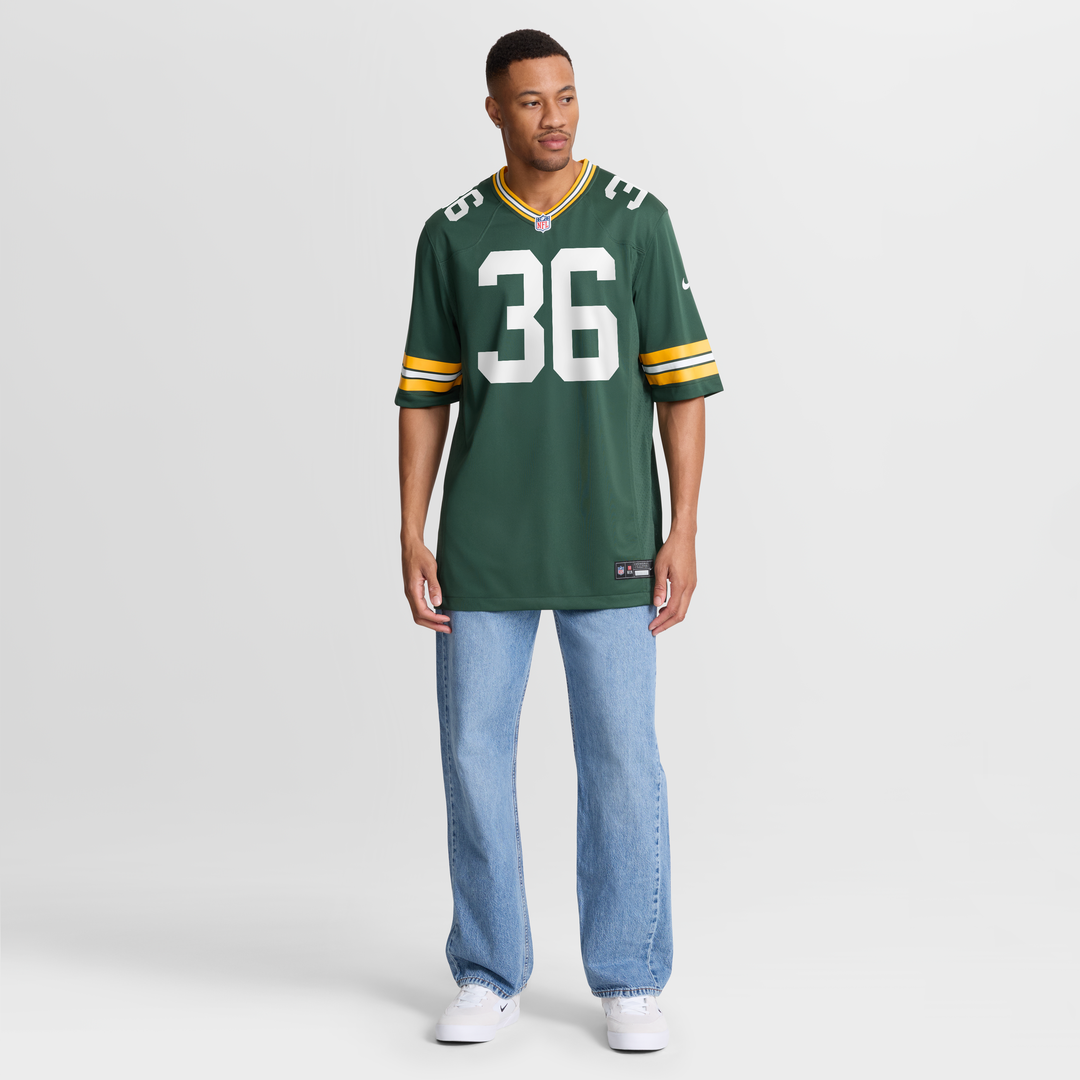 Green Bay Packers Kamal Hadden Nike Green Team Game Jersey