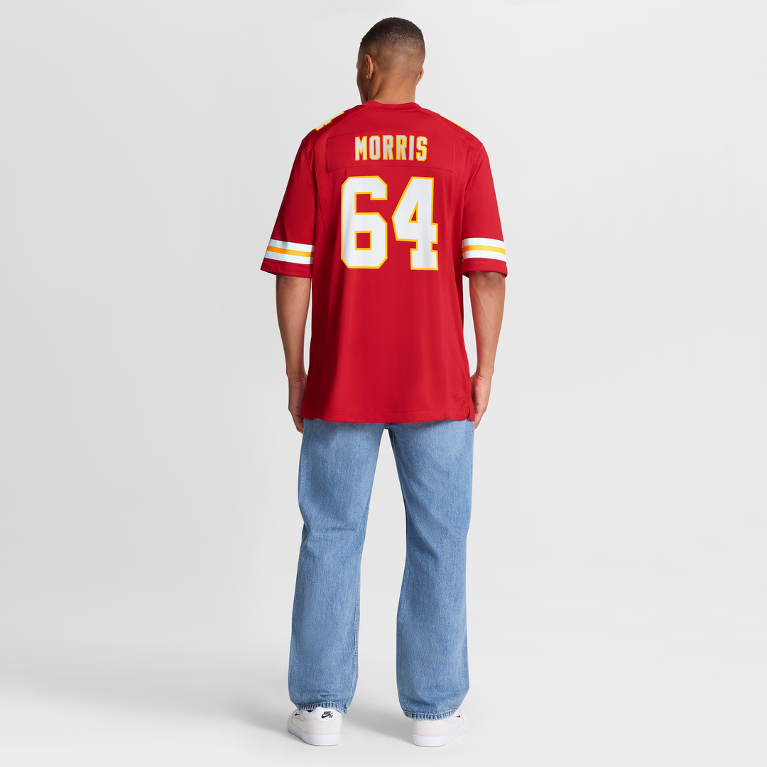 Kansas City Chiefs Wanya Morris Nike Red Game Jersey