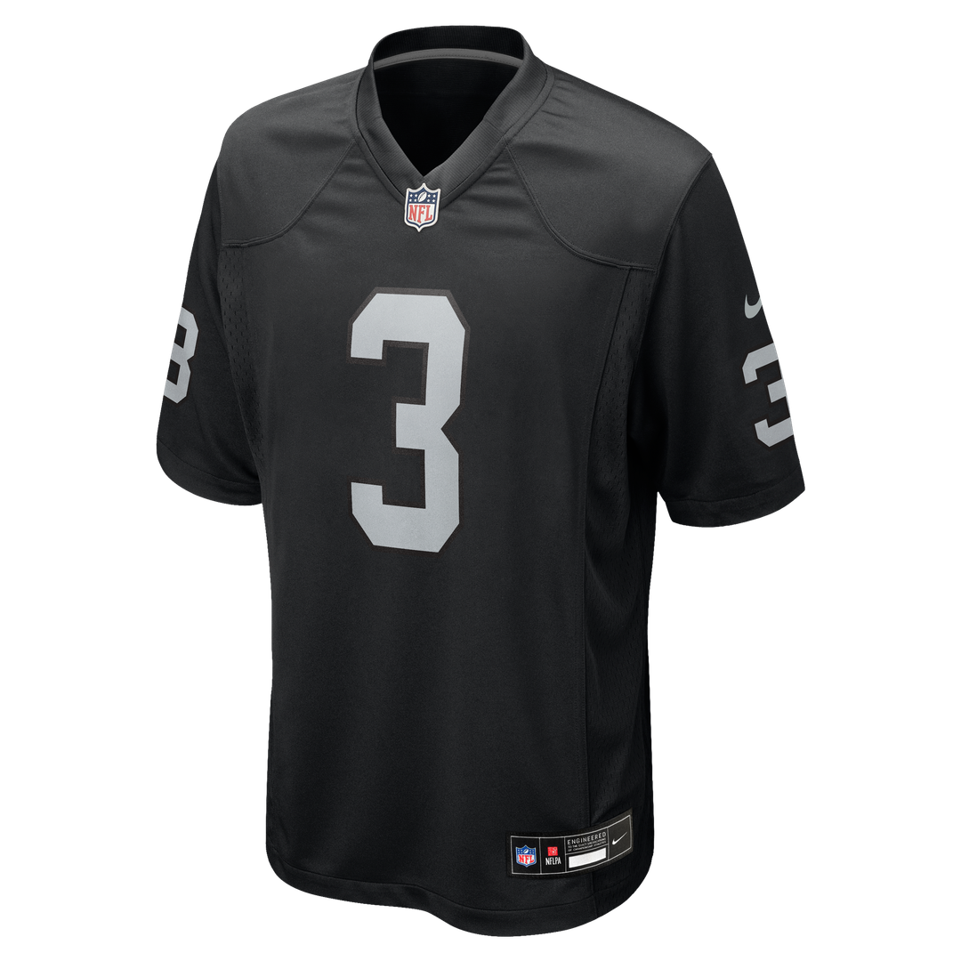 Las Vegas Raiders Taron Johnson Nike Black Team Game Jersey
