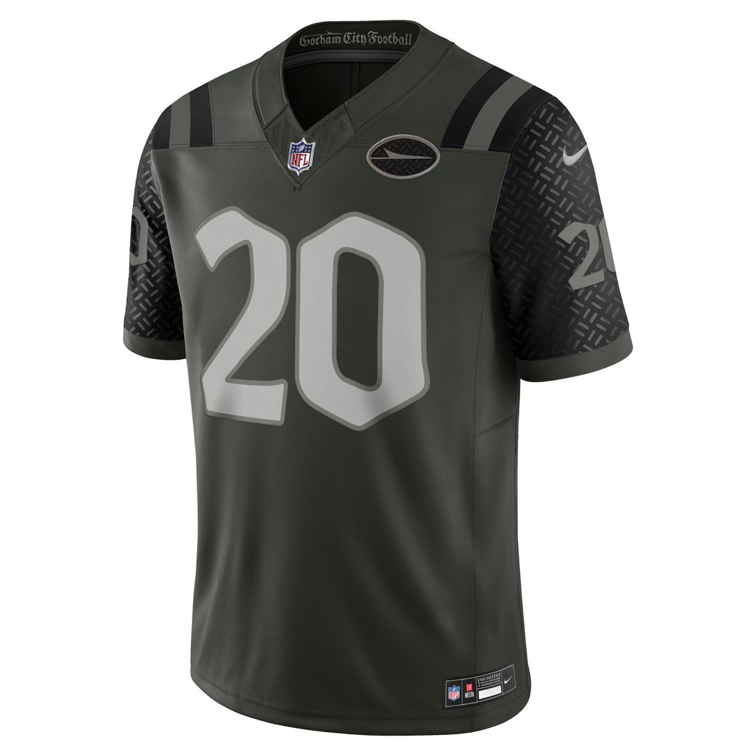 New York Jets Breece Hall Nike Green Rivalries Collection Stitched Limited Jersey