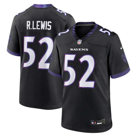 Baltimore Ravens Ray Lewis Nike Black Alternate Retired Player Game Jersey