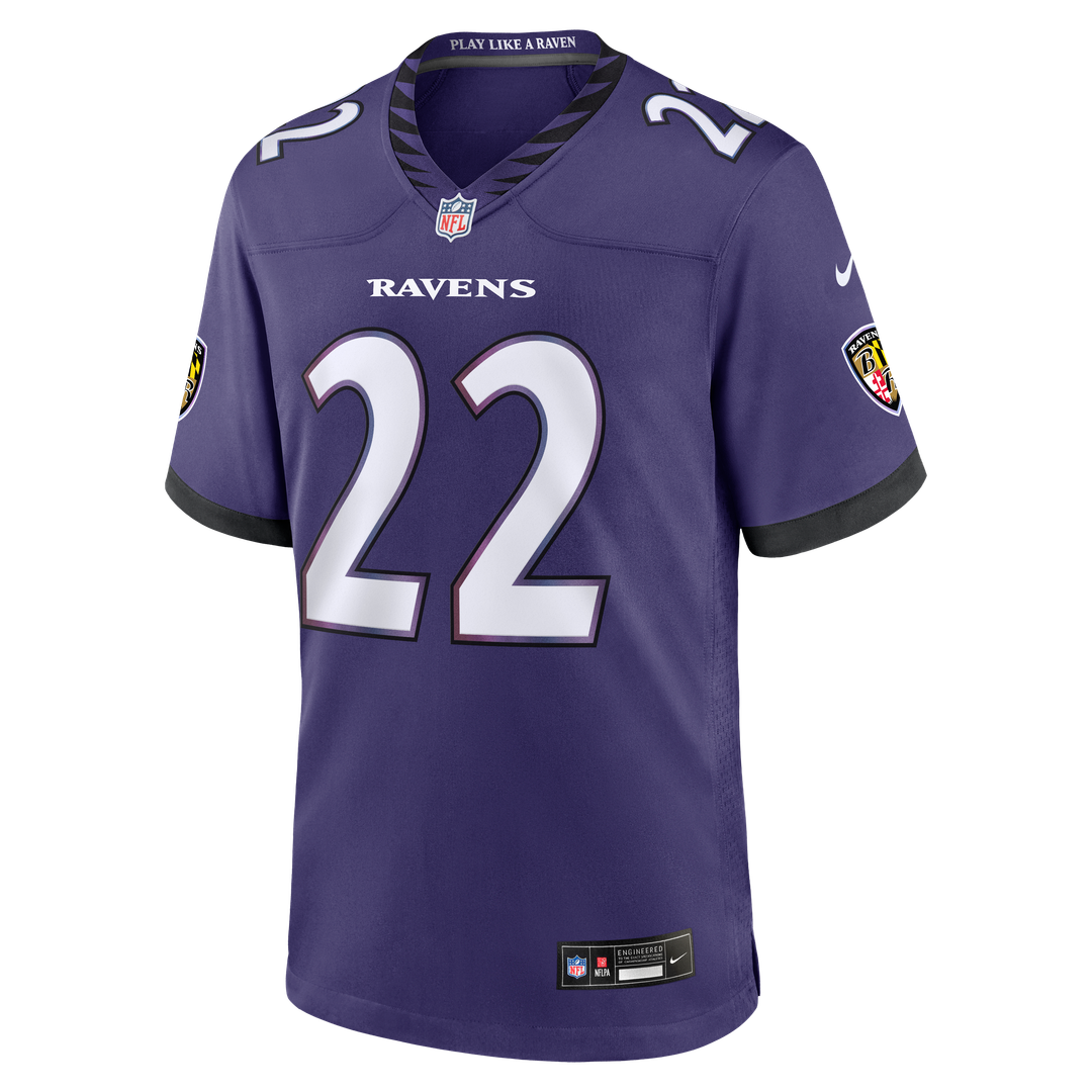 Baltimore Ravens Derrick Henry Nike Purple Team Game Jersey