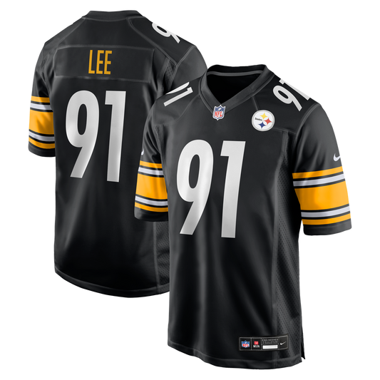Pittsburgh Steelers Logan Lee Nike Black Game Jersey