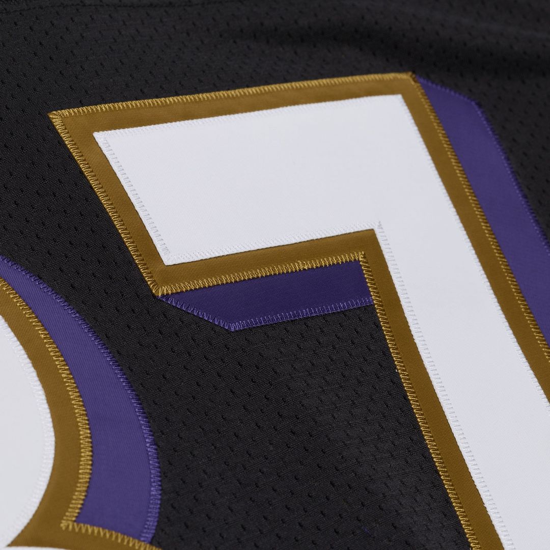 Baltimore Ravens Deion Sanders Mitchell & Ness Black 2005 Authentic Throwback Jersey